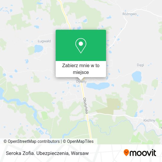 Mapa Seroka Zofia. Ubezpieczenia