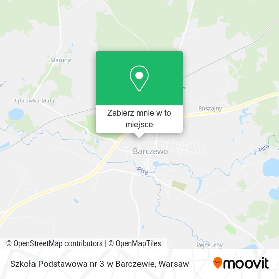 Mapa Szkoła Podstawowa nr 3 w Barczewie