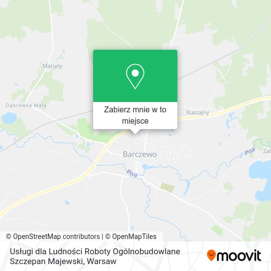 Mapa Usługi dla Ludności Roboty Ogólnobudowlane Szczepan Majewski