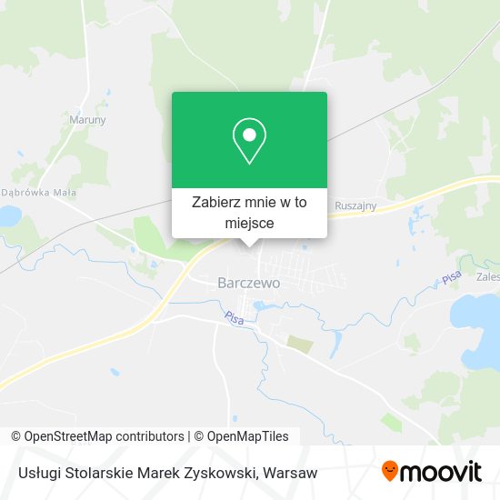 Mapa Usługi Stolarskie Marek Zyskowski