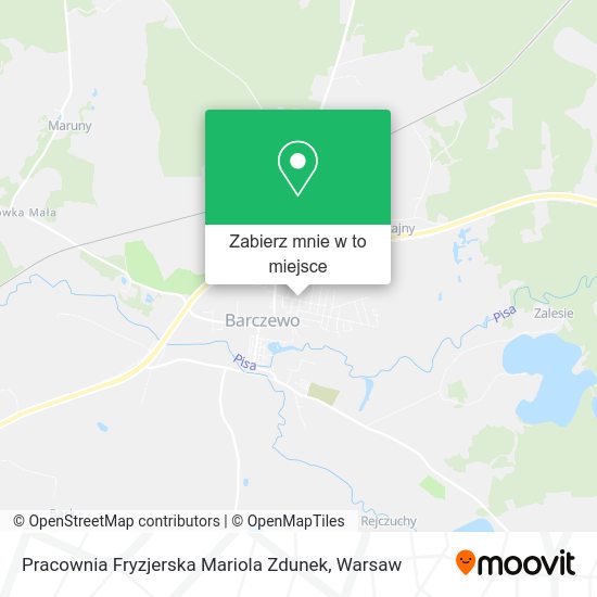 Mapa Pracownia Fryzjerska Mariola Zdunek