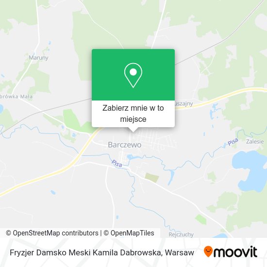 Mapa Fryzjer Damsko Meski Kamila Dabrowska