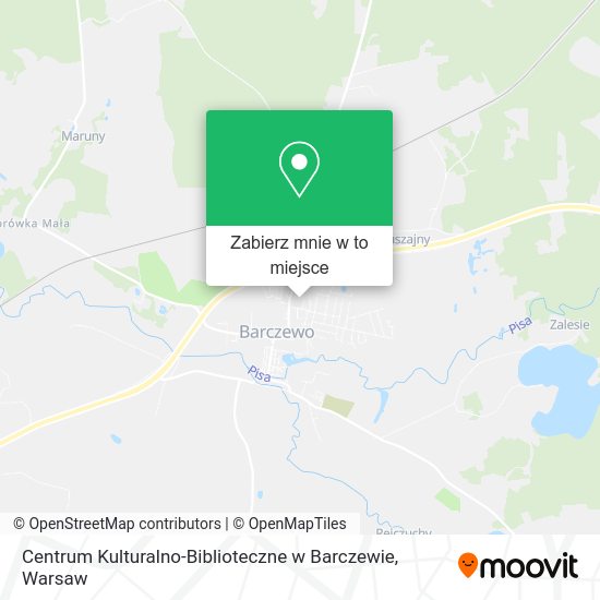 Mapa Centrum Kulturalno-Biblioteczne w Barczewie