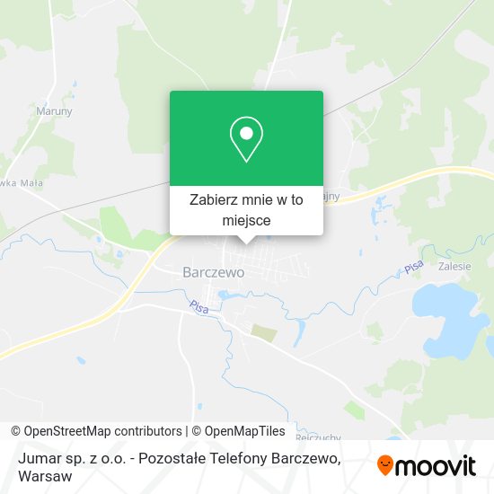 Mapa Jumar sp. z o.o. - Pozostałe Telefony Barczewo