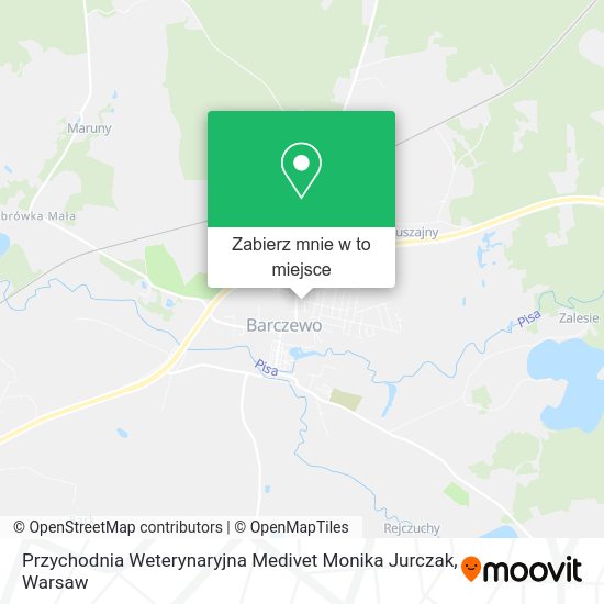 Mapa Przychodnia Weterynaryjna Medivet Monika Jurczak