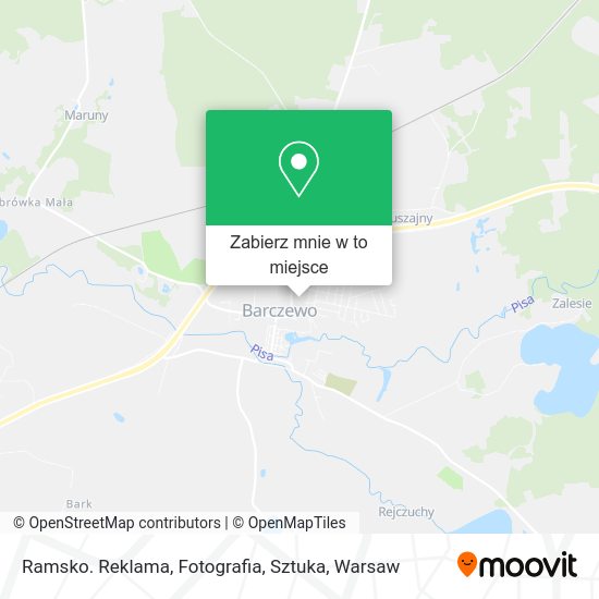 Mapa Ramsko. Reklama, Fotografia, Sztuka