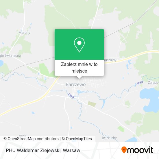 Mapa PHU Waldemar Ziejewski