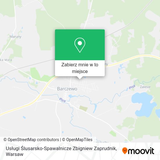 Mapa Usługi Ślusarsko-Spawalnicze Zbigniew Zaprudnik