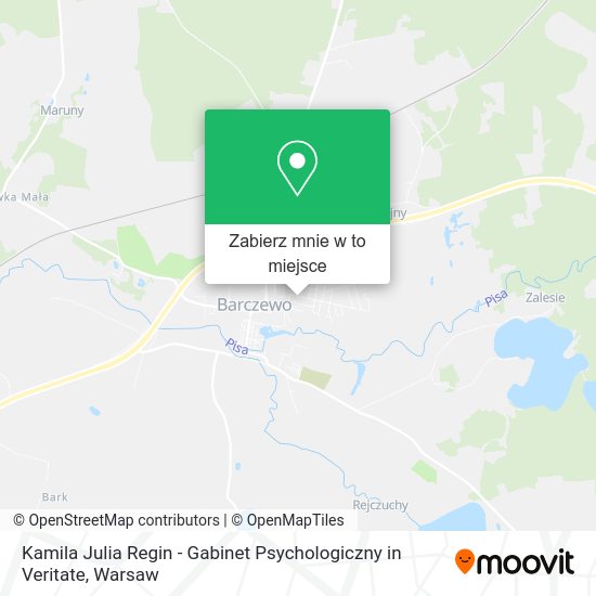 Mapa Kamila Julia Regin - Gabinet Psychologiczny in Veritate