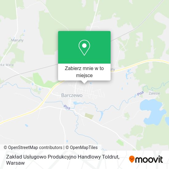 Mapa Zakład Usługowo Produkcyjno Handlowy Toldrut