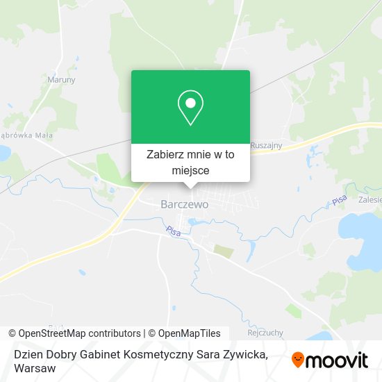 Mapa Dzien Dobry Gabinet Kosmetyczny Sara Zywicka