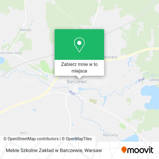 Mapa Meble Szkolne Zakład w Barczewie