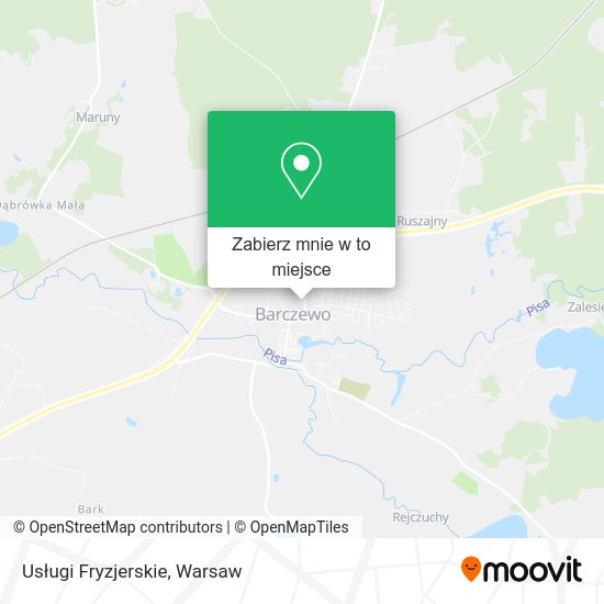 Mapa Usługi Fryzjerskie