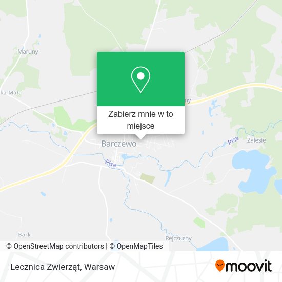 Mapa Lecznica Zwierząt