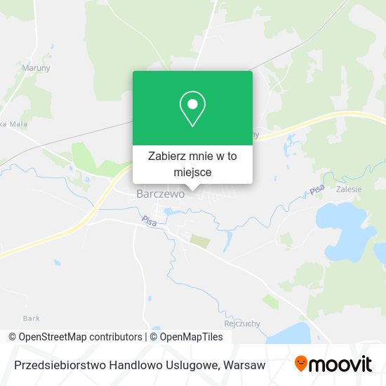 Mapa Przedsiebiorstwo Handlowo Uslugowe