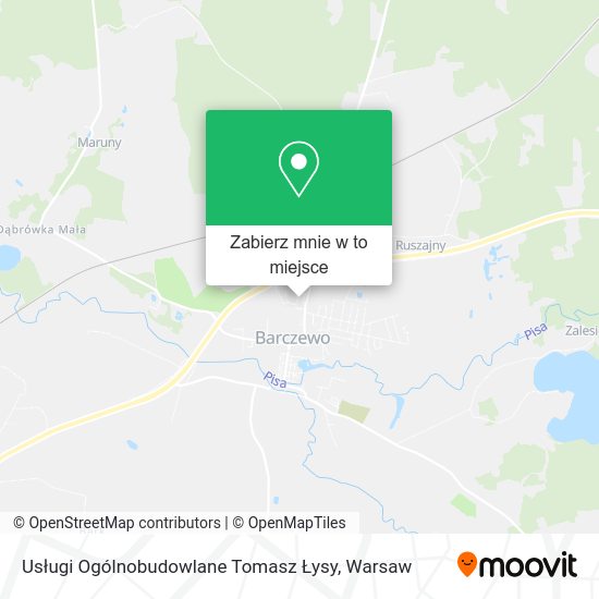 Mapa Usługi Ogólnobudowlane Tomasz Łysy