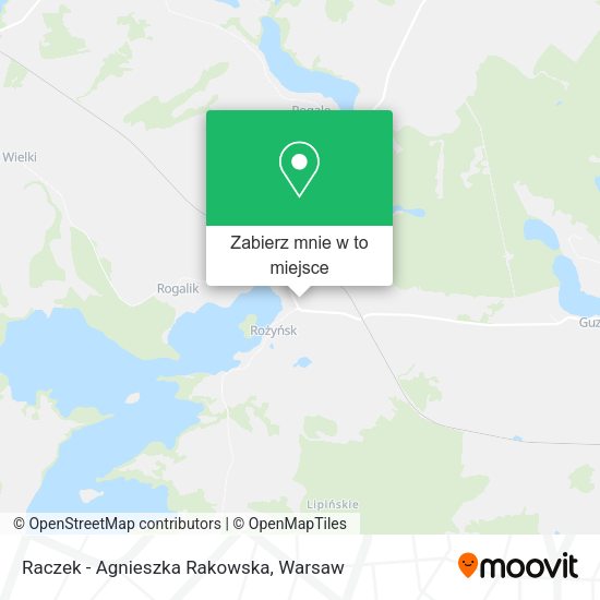 Mapa Raczek - Agnieszka Rakowska