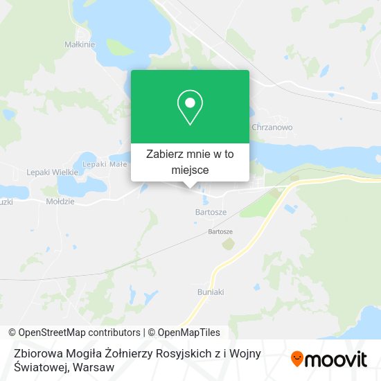 Mapa Zbiorowa Mogiła Żołnierzy Rosyjskich z i Wojny Światowej