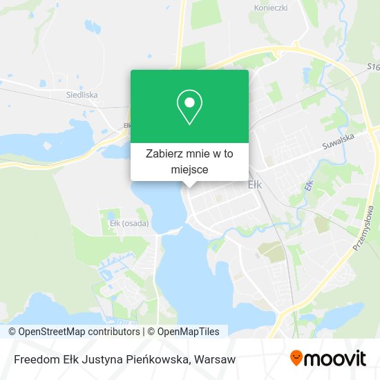 Mapa Freedom Ełk Justyna Pieńkowska