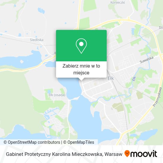 Mapa Gabinet Protetyczny Karolina Mieczkowska