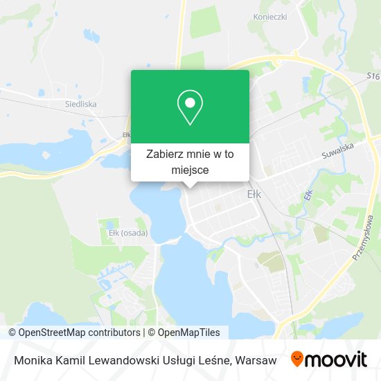 Mapa Monika Kamil Lewandowski Usługi Leśne