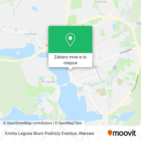 Mapa Emilia Laguna Biuro Podróży Eventus