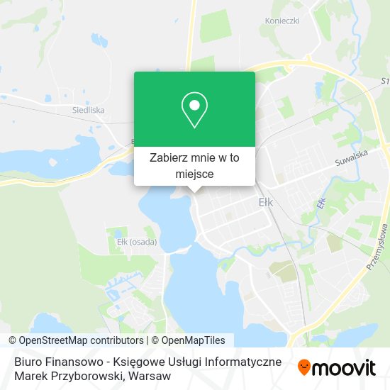 Mapa Biuro Finansowo - Księgowe Usługi Informatyczne Marek Przyborowski