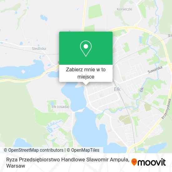 Mapa Ryza Przedsiębiorstwo Handlowe Sławomir Ampuła