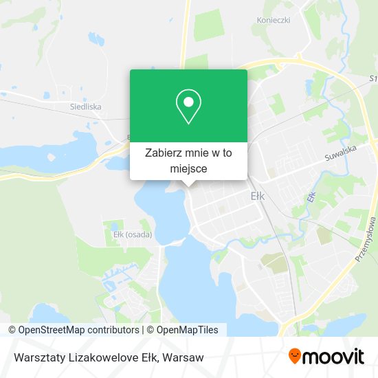 Mapa Warsztaty Lizakowelove Ełk