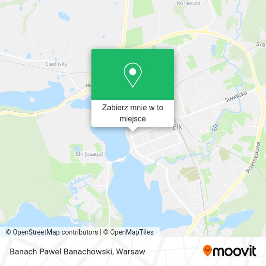 Mapa Banach Paweł Banachowski