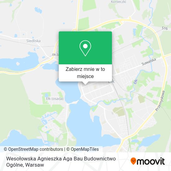 Mapa Wesołowska Agnieszka Aga Bau Budownictwo Ogólne