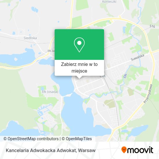 Mapa Kancelaria Adwokacka Adwokat