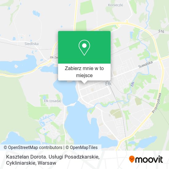 Mapa Kasztelan Dorota. Usługi Posadzkarskie, Cykliniarskie