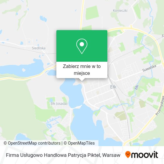 Mapa Firma Usługowo Handlowa Patrycja Piktel