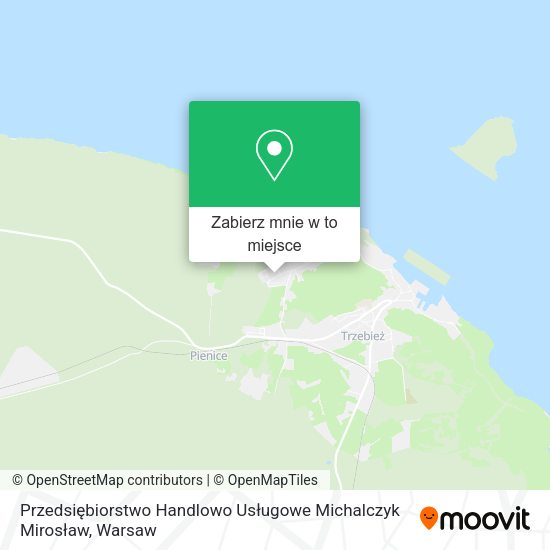 Mapa Przedsiębiorstwo Handlowo Usługowe Michalczyk Mirosław