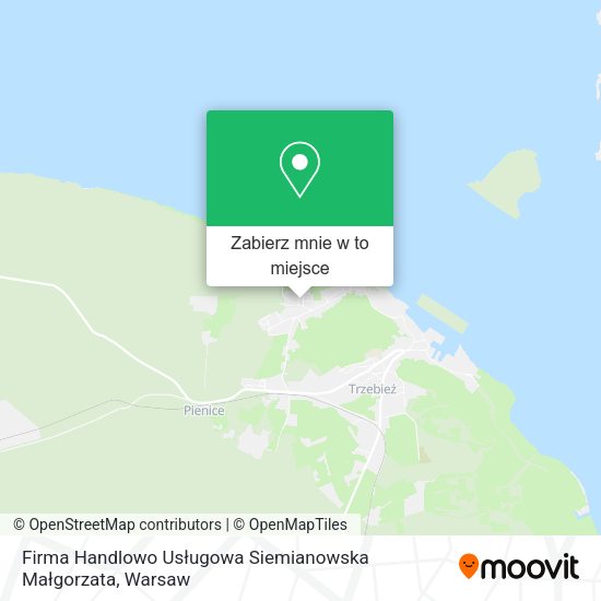 Mapa Firma Handlowo Usługowa Siemianowska Małgorzata