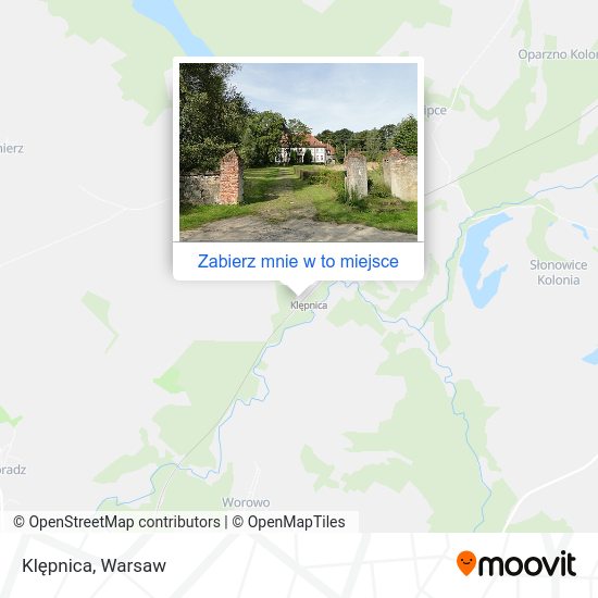 Mapa Klępnica