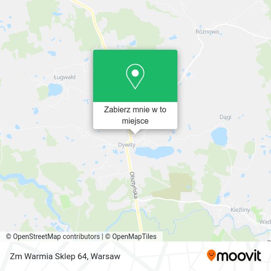 Mapa Zm Warmia Sklep 64