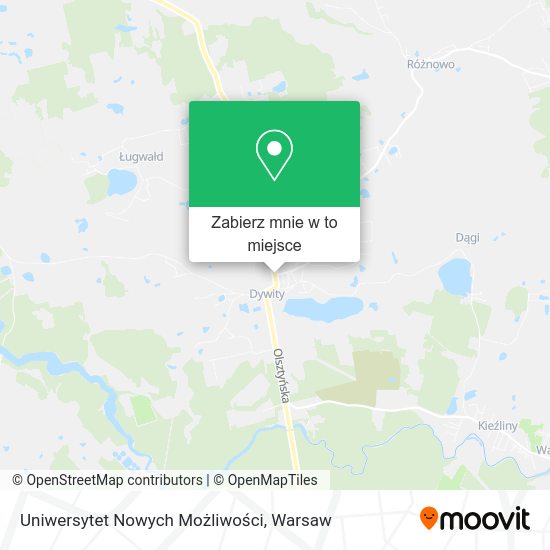 Mapa Uniwersytet Nowych Możliwości