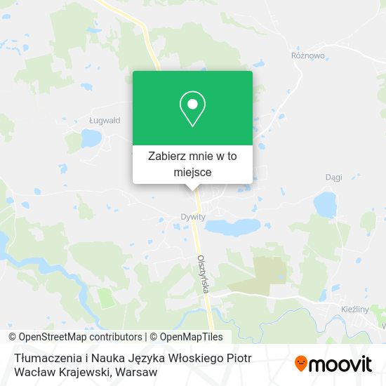 Mapa Tłumaczenia i Nauka Języka Włoskiego Piotr Wacław Krajewski