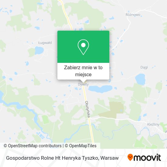 Mapa Gospodarstwo Rolne Ht Henryka Tyszko