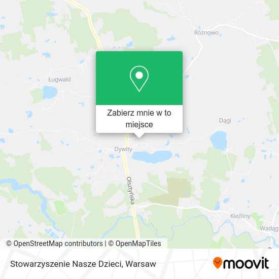 Mapa Stowarzyszenie Nasze Dzieci