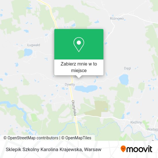 Mapa Sklepik Szkolny Karolina Krajewska