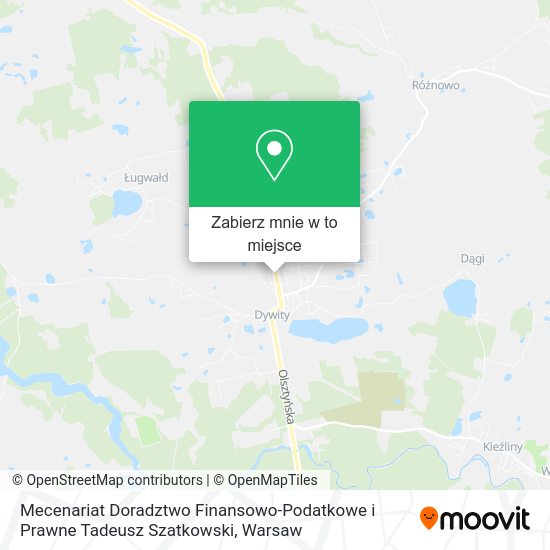 Mapa Mecenariat Doradztwo Finansowo-Podatkowe i Prawne Tadeusz Szatkowski