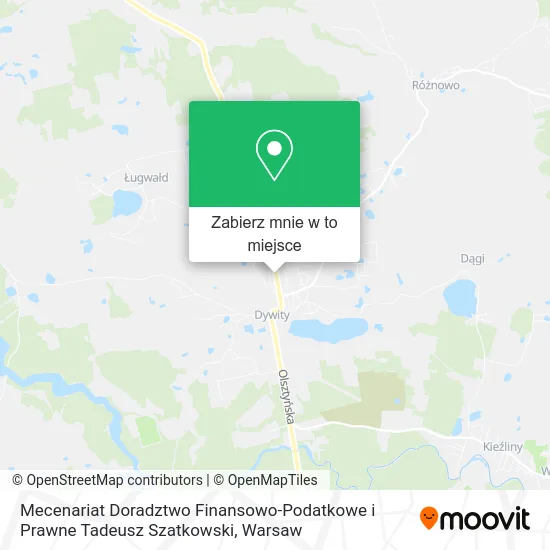 Mapa Mecenariat Doradztwo Finansowo-Podatkowe i Prawne Tadeusz Szatkowski