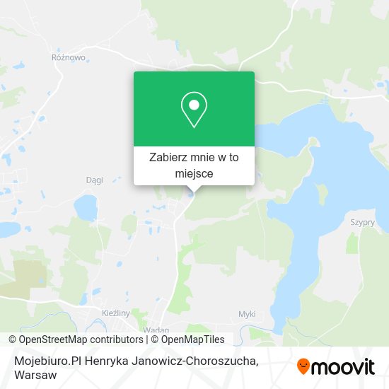 Mapa Mojebiuro.Pl Henryka Janowicz-Choroszucha