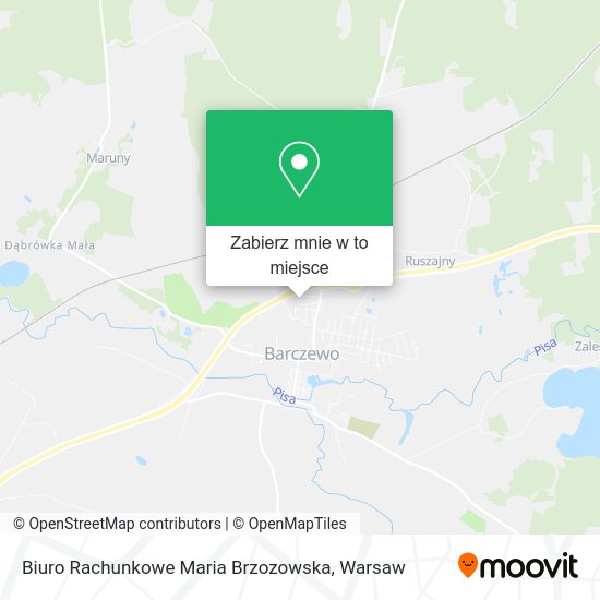 Mapa Biuro Rachunkowe Maria Brzozowska