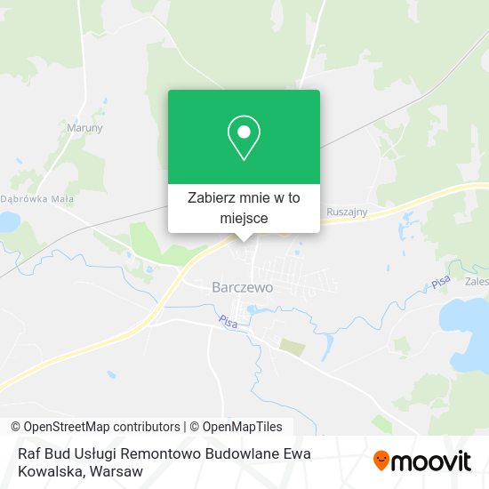 Mapa Raf Bud Usługi Remontowo Budowlane Ewa Kowalska