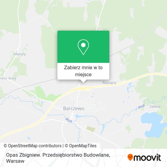 Mapa Opas Zbigniew. Przedsiębiorstwo Budowlane