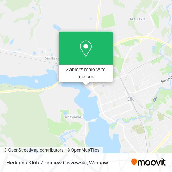 Mapa Herkules Klub Zbigniew Ciszewski